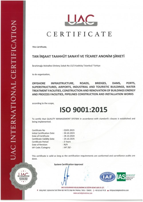 Sertifikalarımız